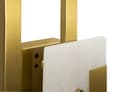 Miniatyrbild 4 av 6: FURNLUX VÄGGLAMPA KUB GULD 15CM