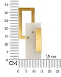 Miniatyrbild 6 av 6: FURNLUX VÄGGLAMPA KUB GULD 15CM