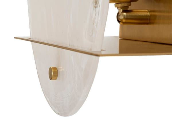 FURNLUX VÄGGLAMPA PORTLAN GOLD 20CM