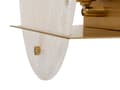 Miniatyrbild 4 av 6: FURNLUX VÄGGLAMPA PORTLAN GOLD 20CM