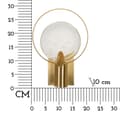 Miniatyrbild 6 av 6: FURNLUX VÄGGLAMPA OKLAN GULD 20CM