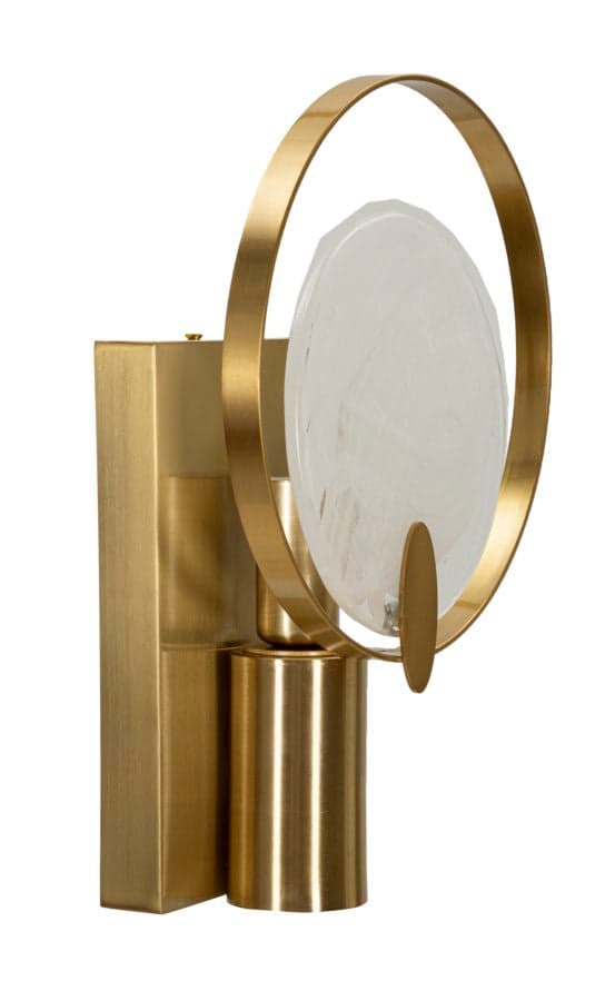 FURNLUX VÄGGLAMPA OKLAN GULD 20CM