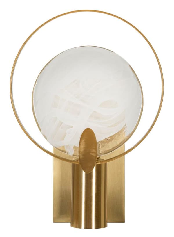 FURNLUX VÄGGLAMPA OKLAN GULD 20CM