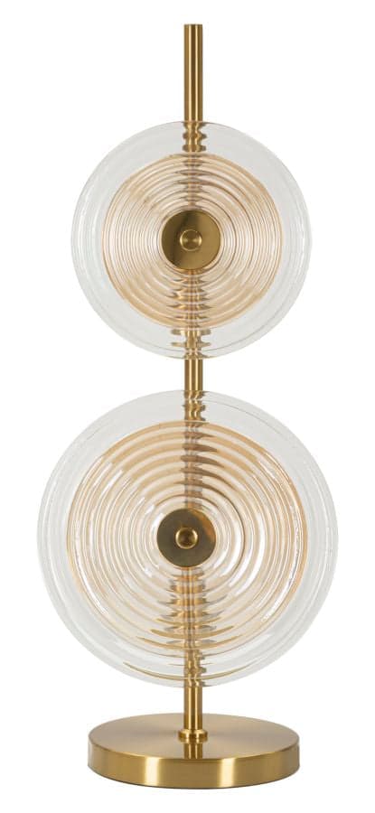FURNLUX BORDSLAMPA VENICE GULD 25CM