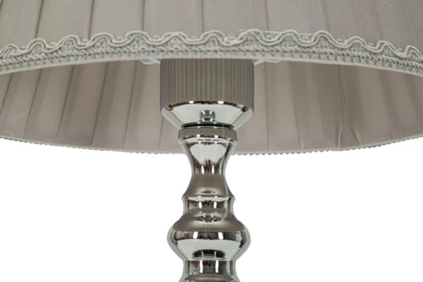 FURNLUX BORDSLAMPA TILLY SILVER 25CM