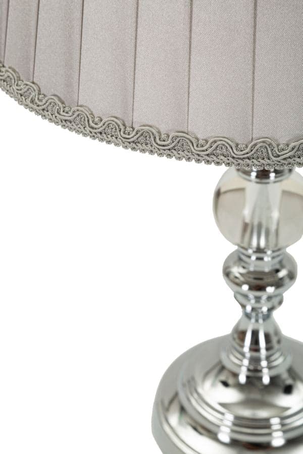 FURNLUX BORDSLAMPA TILLY SILVER 25CM