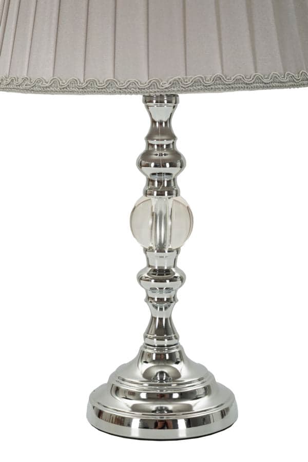 FURNLUX BORDSLAMPA TILLY SILVER 25CM