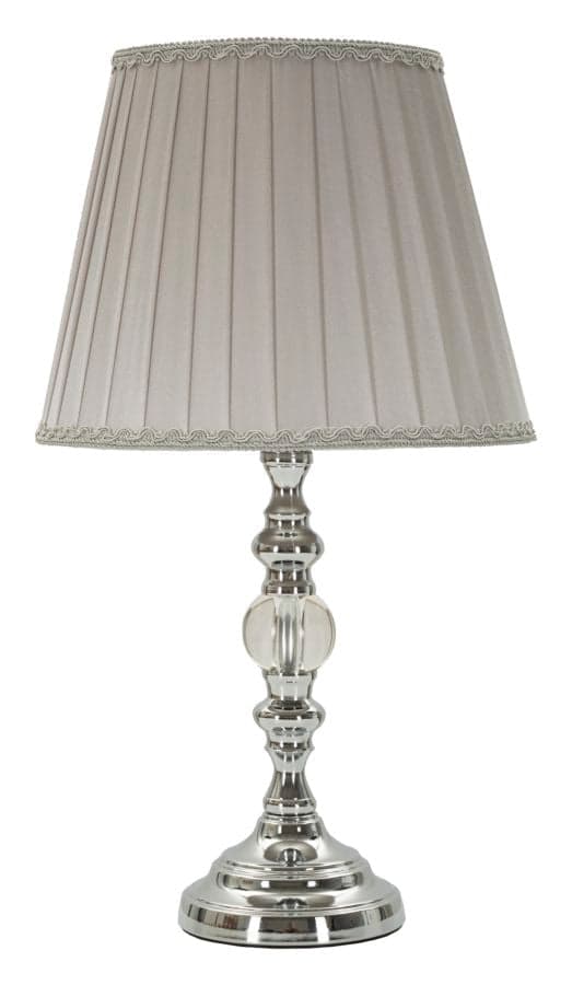 FURNLUX BORDSLAMPA TILLY SILVER 25CM
