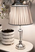Miniatyrbild 6 av 7: FURNLUX BORDSLAMPA SILVIGT SILVER 30CM