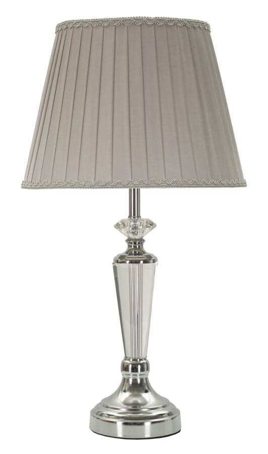 FURNLUX BORDSLAMPA SILVIGT SILVER 30CM