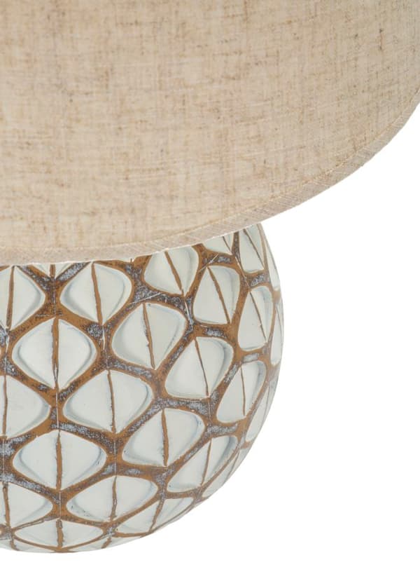 FURNLUX BORDSLAMPA TIBET BEIGE 35CM