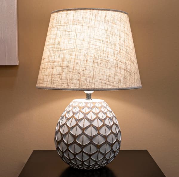 FURNLUX BORDSLAMPA TIBET BEIGE 35CM