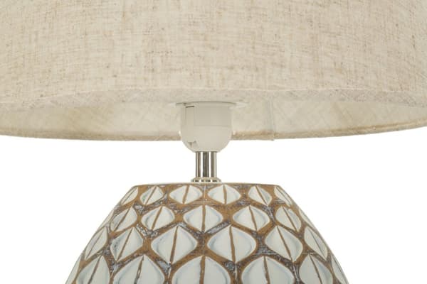 FURNLUX BORDSLAMPA TIBET BEIGE 35CM