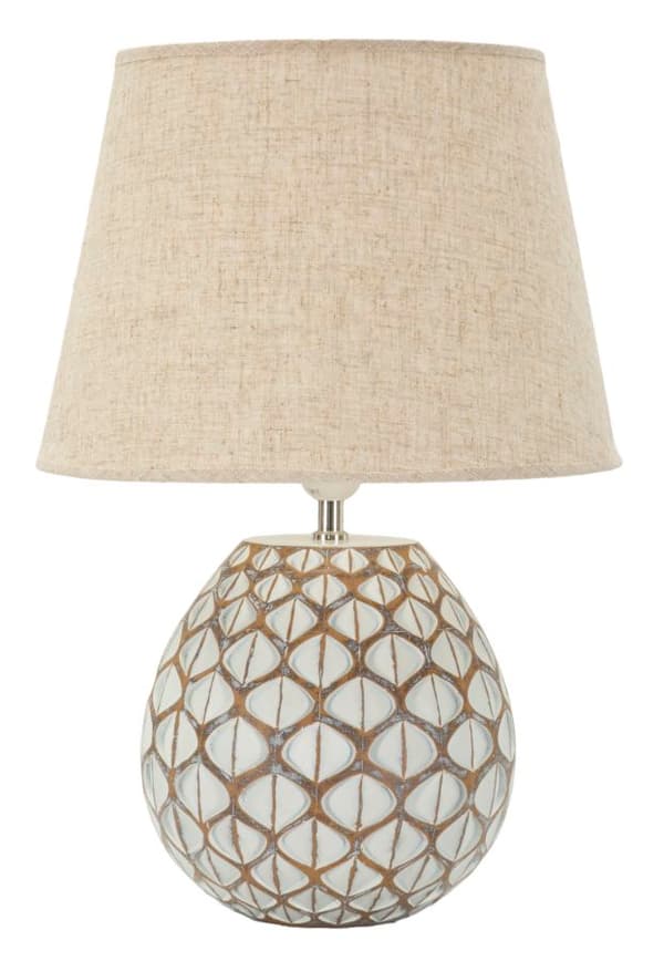 FURNLUX BORDSLAMPA TIBET BEIGE 35CM