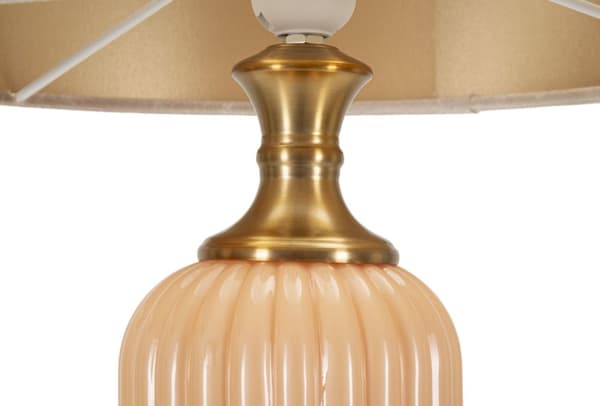 FURNLUX BORDSLAMPA PERLY BEIGE 36CM