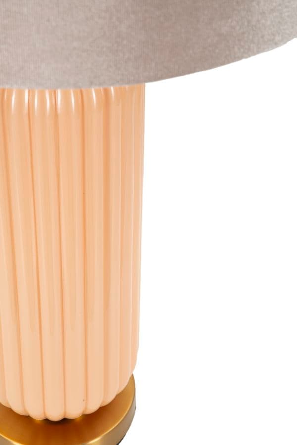 FURNLUX BORDSLAMPA PERLY BEIGE 36CM