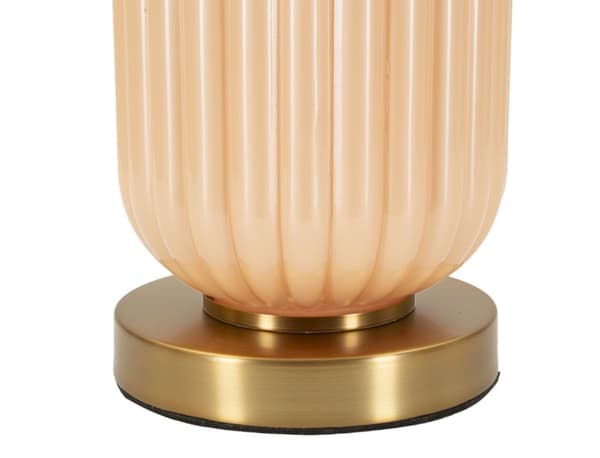 FURNLUX BORDSLAMPA PERLY BEIGE 36CM