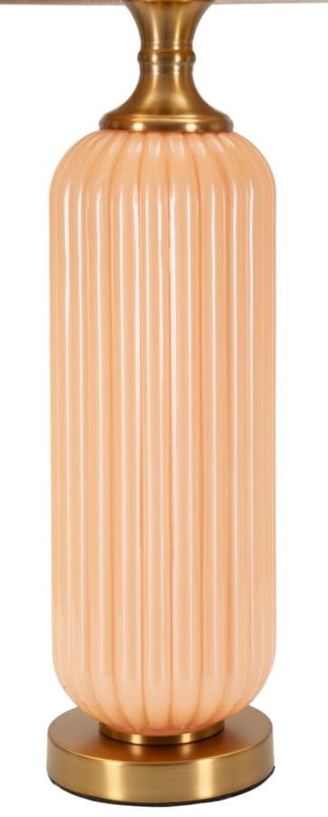 FURNLUX BORDSLAMPA PERLY BEIGE 36CM