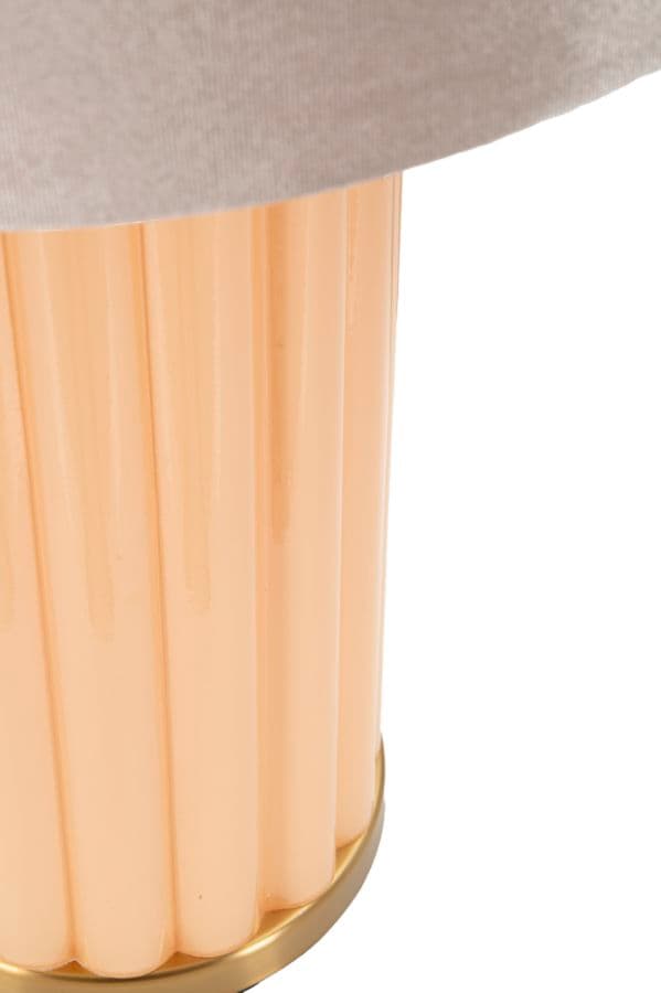 FURNLUX BORDSLAMPA PERLY BEIGE 41CM