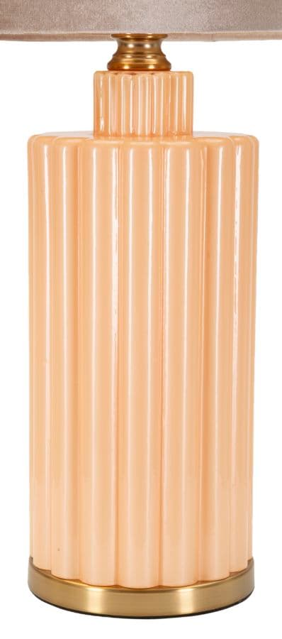 FURNLUX BORDSLAMPA PERLY BEIGE 41CM