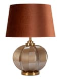 Miniatyrbild 1 av 7: FURNLUX BORDSLAMPA PRAGUE BRUN 41CM