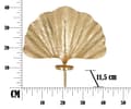 Miniatyrbild 8 av 8: FURNLUX VÄGGLAMPA BLADGULD 41CM