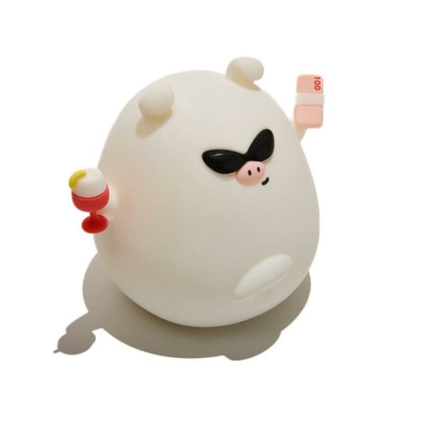 Skrivebordslampe Muitomas SILLAMPPIGC Hvid Gummi Hvid