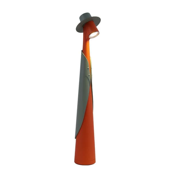 OBOSOE Bordlampe Trådløs / Skrivebordslampe - LED Lampe, Genopladelig Lampe med 3 lysstyrkeniveauer til Indendørs & Udendørs