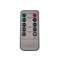 Miniatyrbild 10 av 10: LED-ljus i glas - 3 st. - 12/15/17 cm - med 3D-låga - (flera färger)