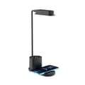 Miniatyrbild 1 av 11: LED-bordslampa med dimmer och trådlös laddare för smartphones (3-i-1)