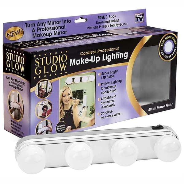 Hollywood LED Makeup Light med sugkopp för spegel