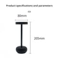 Miniatyrbillede 2 af 5: OBOSOE Bordlampe Trådløs / Skrivebordslampe - LED Lampe, Dæmpbar LED Genopladelig Bordlampe til indendørs/udendørs brug