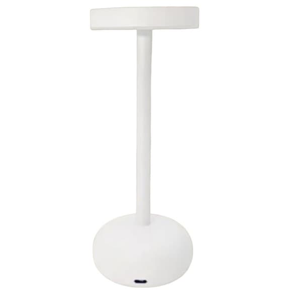 OBOSOE Bordlampe Trådløs / Skrivebordslampe - LED Lampe, Dæmpbar LED Genopladelig Bordlampe til indendørs/udendørs brug