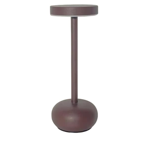 OBOSOE Bordlampe Trådløs / Skrivebordslampe - LED Lampe, Dæmpbar LED Genopladelig Bordlampe til indendørs/udendørs brug