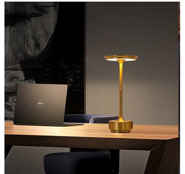 Bordlampe Trådløs / Skrivebordslampe - LED Lampe, 3-trins dæmpning