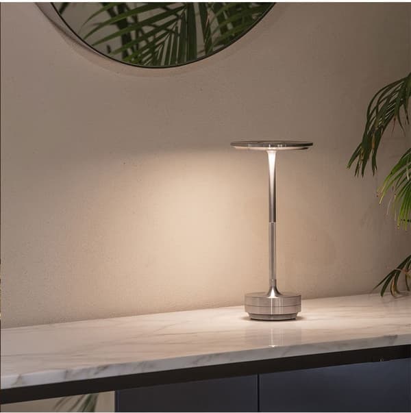 Bordlampe Trådløs / Skrivebordslampe - LED Lampe, 3-trins dæmpning