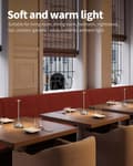 Miniatyrbillede 5 af 8: OBOSOE Bordlampe / Skrivebordslampe - Trådløs LED Lampe