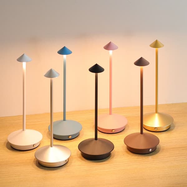OBOSOE 2-pak Bordlampe / Skrivebordslampe - Trådløs LED Lampe