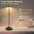 Miniatyrbillede 2 af 10: OBOSOE 2-pak Bordlampe / Skrivebordslampe - Trådløs LED Lampe