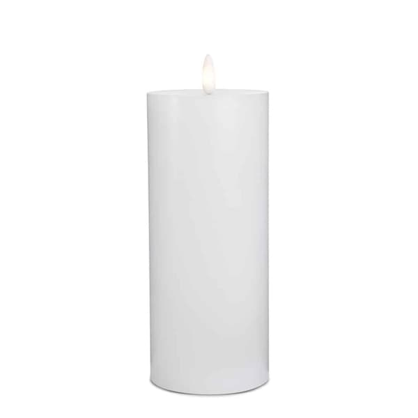 LED-ljus -1 st. – ø7,5 x 20 cm – m/3D låga – (flera färger)