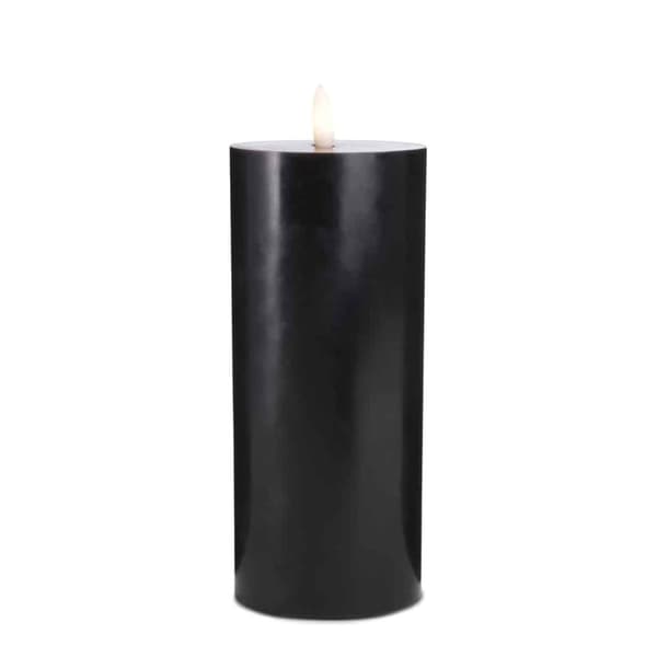 LED-ljus -1 st. – ø7,5 x 20 cm – m/3D låga – (flera färger)