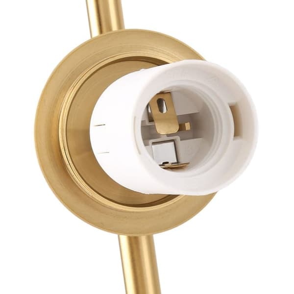 OBOSOE Bordlampe i måneform, opalglas & E27 montering, skrivebordslampe til soveværelse og kontor