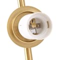 Miniatyrbillede 6 af 8: OBOSOE Bordlampe i måneform, opalglas & E27 montering, skrivebordslampe til soveværelse og kontor