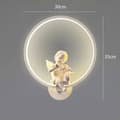 Miniatyrbillede 2 af 2: Væglampe, Engel Design, LED Lyskilde, Væghængt,Hvid Violin, Varm Hvid (2700-3500K)