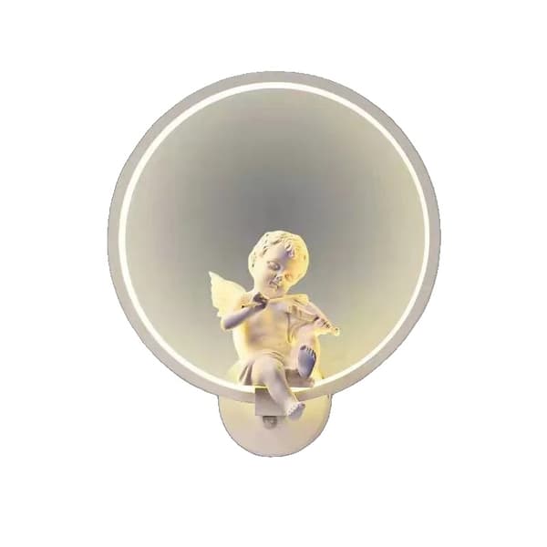 Væglampe, Engel Design, LED Lyskilde, Væghængt,Hvid Violin, Varm Hvid (2700-3500K)