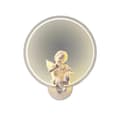 Miniatyrbillede 1 af 2: Væglampe, Engel Design, LED Lyskilde, Væghængt,Hvid Violin, Varm Hvid (2700-3500K)