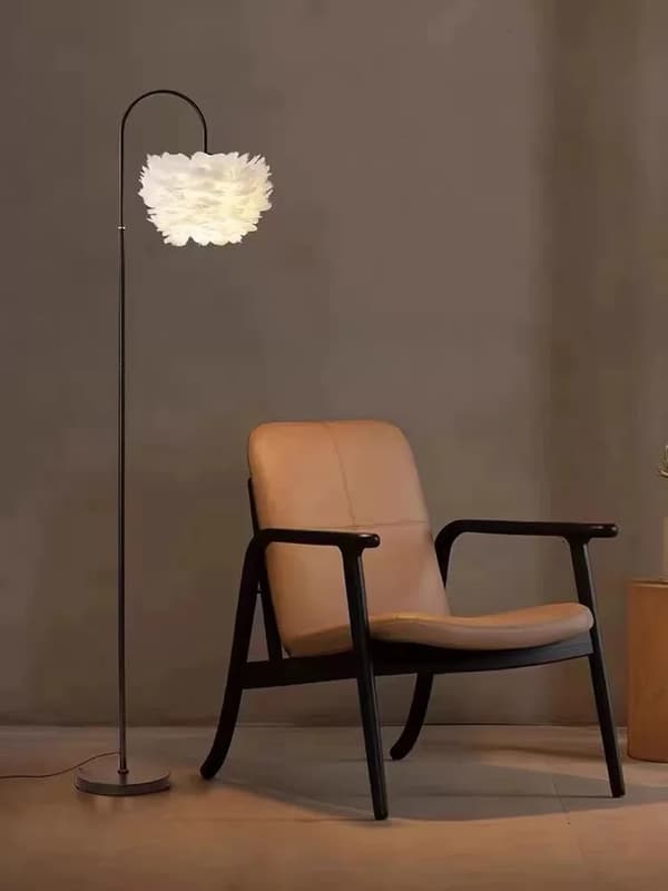 Gulvlampe, Moderne Stil, Stofskærm, LED Lyskilde,C, hvidt lys
