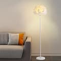 Miniatyrbillede 2 af 2: Gulvlampe, Moderne Stil, Stofskærm, LED Lyskilde,A, Tre farvet dæmpning