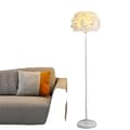 Miniatyrbillede 1 af 2: Gulvlampe, Moderne Stil, Stofskærm, LED Lyskilde,A, Tre farvet dæmpning