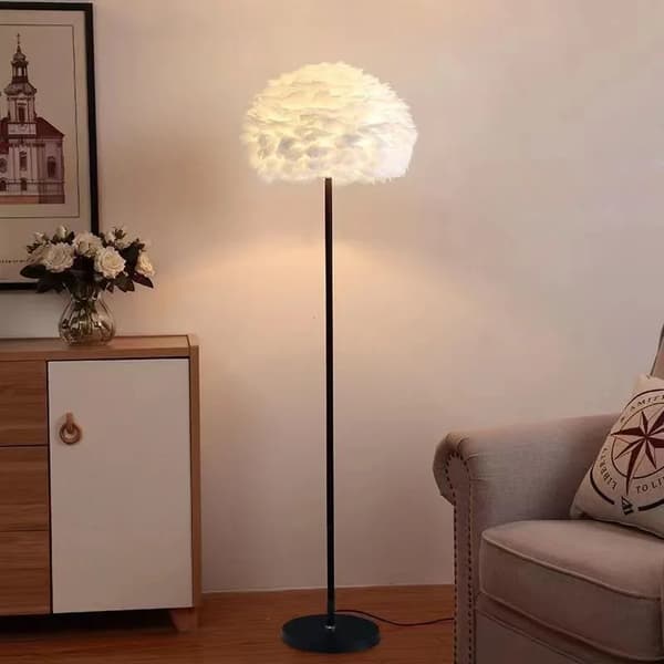 Gulvlampe, Moderne Stil, Stofskærm, LED Lyskilde,hvidt lys, B